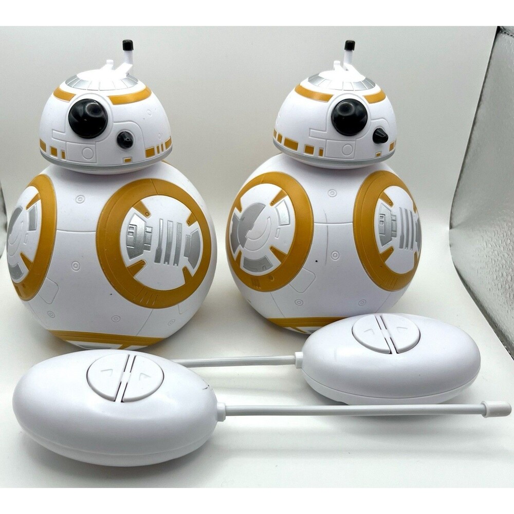 Star Wars BB-8 Droid Remote Controlled Robot Toy 1616 Holdings, Inc Set of 2